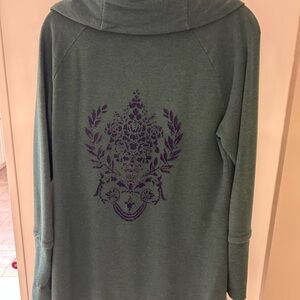 Soft Surroundings Teal Hoodie